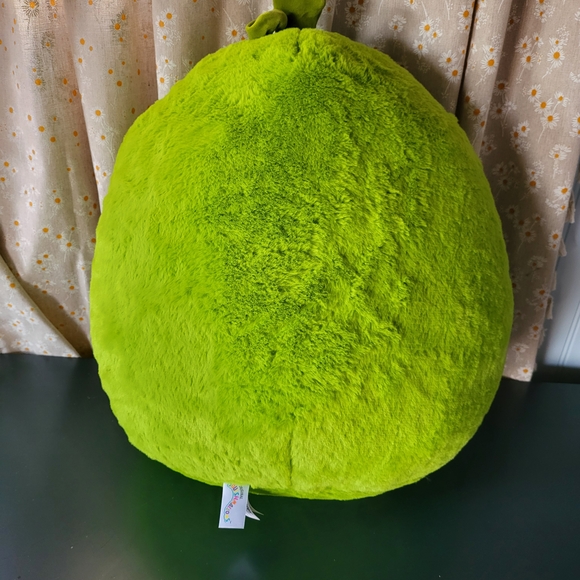 🥒 Squishmallows 16” Green Pickle – Charles (Jarrett Style) FuzzAMallow Like New - Picture 3 of 5